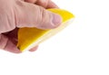 Squeezing Lemon Royalty Free Stock Photo