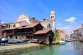 Squero di San Trovaso. Workshop for making gondolas, Venice, Ital Royalty Free Stock Photo