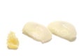 Squid nigiri sushi and ginger in the white #2 Royalty Free Stock Photo