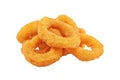 Squid or onion rings isolated Royalty Free Stock Photo