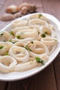 Squid rings Royalty Free Stock Photo