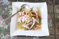 Squid salad Is Appetizing In Thailand