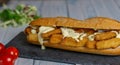 squid sandwich with mayonnaise