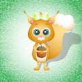 Squirrel cute baby lovely kid smile love