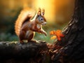 Squirrel eagerly reaching for what she want most Royalty Free Stock Photo