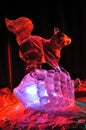 Squirrel Ice Sculpture