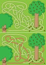 Squirrel maze