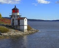 Squirrel Point Lighthouse Arrowsic Maine Royalty Free Stock Photo