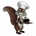 Squirrelly Chef 2 Royalty Free Stock Photo