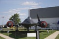 US Air Force`s SR-71 Blackbird spy plane in Richmond, Virginia Royalty Free Stock Photo