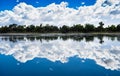 Srah Srang Lake under Blue Sky Royalty Free Stock Photo