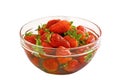 Srawberries in a bowl Royalty Free Stock Photo