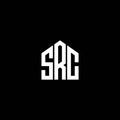 SRC letter logo design on BLACK background. SRC creative initials letter logo concept. SRC letter design.SRC letter logo design on Royalty Free Stock Photo