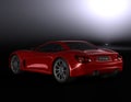 Src7 hard top sports car 2 Royalty Free Stock Photo