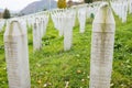 Srebrenica memorial center for war crimes victims commited in war