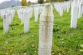 Srebrenica memorial center for war crimes victims commited in war