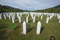 Srebrenica - Potocari Memorial Cemetery, Bosnia Royalty Free Stock Photo