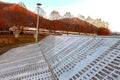 The Srebrenica-Potocari memorial and cemetery for the victims of Royalty Free Stock Photo