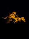 Srebrenik Fortress at Night