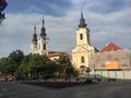 Sremski Karlovci Serbia town center panoramic view