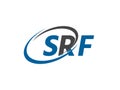SRF letter creative modern elegant logo design Royalty Free Stock Photo