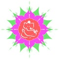 Sri Ganesha - The hindu deity Royalty Free Stock Photo