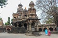 Sri Kashi Vishweshwar Temple in the Sangam Mahuli town of Satara district Royalty Free Stock Photo