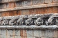 Sri Lanka, Anuradhapura. Walls with carving