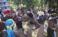 Sri Lanka: Buddhist people at the full moon procession