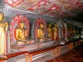 Sri Lanka Ceylon, Golden temple of Dambulla Royalty Free Stock Photo