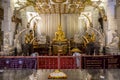 Sri Lanka. The city of Kandy. Attraction Temple of the Tooth of the Buddha. View of the Buddha statue.