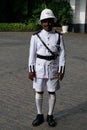 Man in colonial white guard uniform at Mount Lavinia Hotel