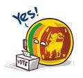 Sri lanka country ball voting yes