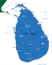 Sri Lanka map