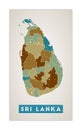 Sri Lanka map.