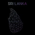 Sri Lanka network map.