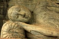 Sri Lanka - a reclining Buddha in Gal Vilhara