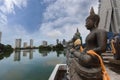 Sri Lanka Seema Malaka is a Buddhist temple used for meditation and rest and for worship. Situated in the Beira Lake,Colombo,Sri