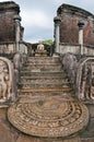 Sri Lanka, steps of the temple Royalty Free Stock Photo