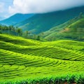 Sri Lanka tea landscape beautiful Digital art