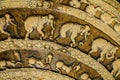 Sri Lanka Temple Elephant Royalty Free Stock Photo