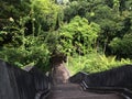 sri lanka traditional temple rock stairs