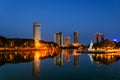 Sri Lanka. View of Beira Lake in Colombo