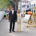 Sri Lankan bride and groom Royalty Free Stock Photo