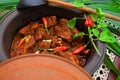 Sri Lankan Chicken Curry With hot hot Kochchi!