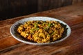 Sri Lankan Kottu Food on Plate Royalty Free Stock Photo