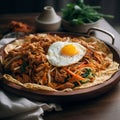 Sri Lankan Kottu Roti: Dynamic and Colorful Flatbread Stir-Fry with Vegetables, Meat, and Spices
