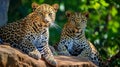 Sri Lankan leopard Panthera pardus kotiya is a leopard subspecies native to Sri Lanka Generative AI