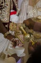 Sri Lankan Marriage ceramony Royalty Free Stock Photo