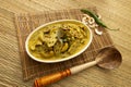 Sri Lankan style Lotus root curry Recipe with cashew and green chili